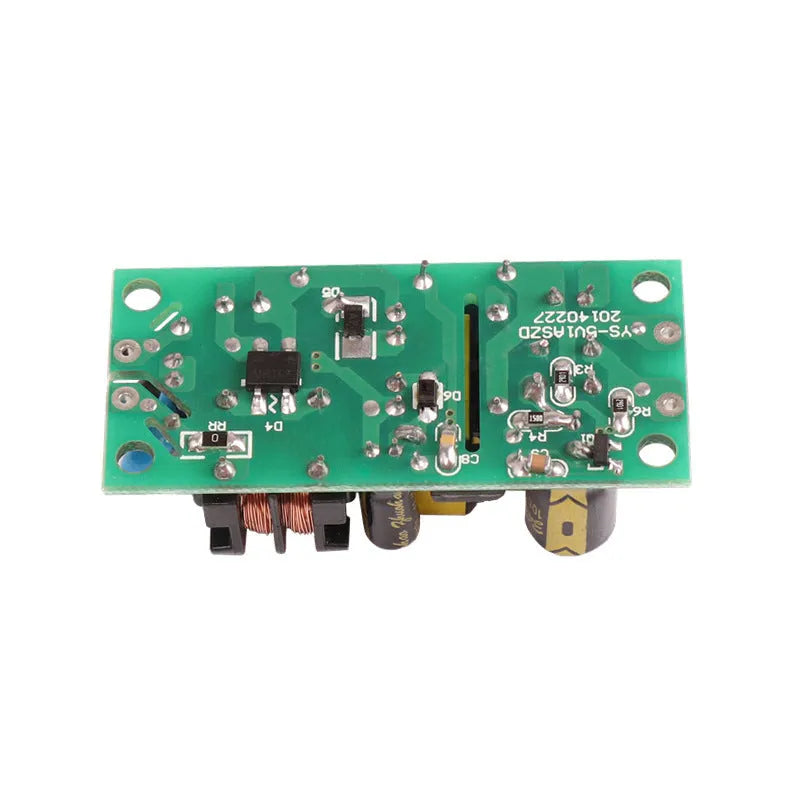 YS-U5S metal-cased switching power supply board module for AC to 5V DC conversion.