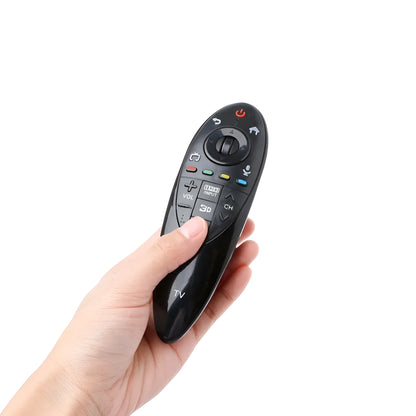 Black universal remote control replacement for LG AN-MR500G Smart TV.