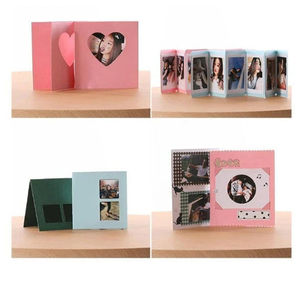 Elegant craft paper photo album with adhesive binding, available in various color options for weddings, anniversaries, and special occasions