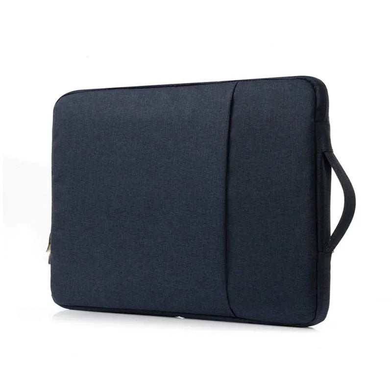 Leather tablet case for 12.9-inch devices with thickened anti-fall protection in waterproof canvas material