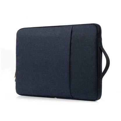 Leather tablet case for 12.9-inch devices with thickened anti-fall protection in waterproof canvas material