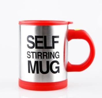 Automatic Stirring Electric Mug in various colors with 400ml capacity and leak-proof design