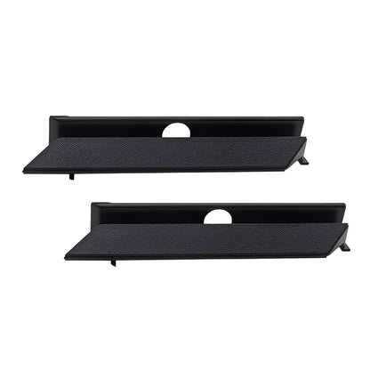 Black PS4 Pro hard drive bottom cover replacement part, showing clip details and ABS plastic construction.