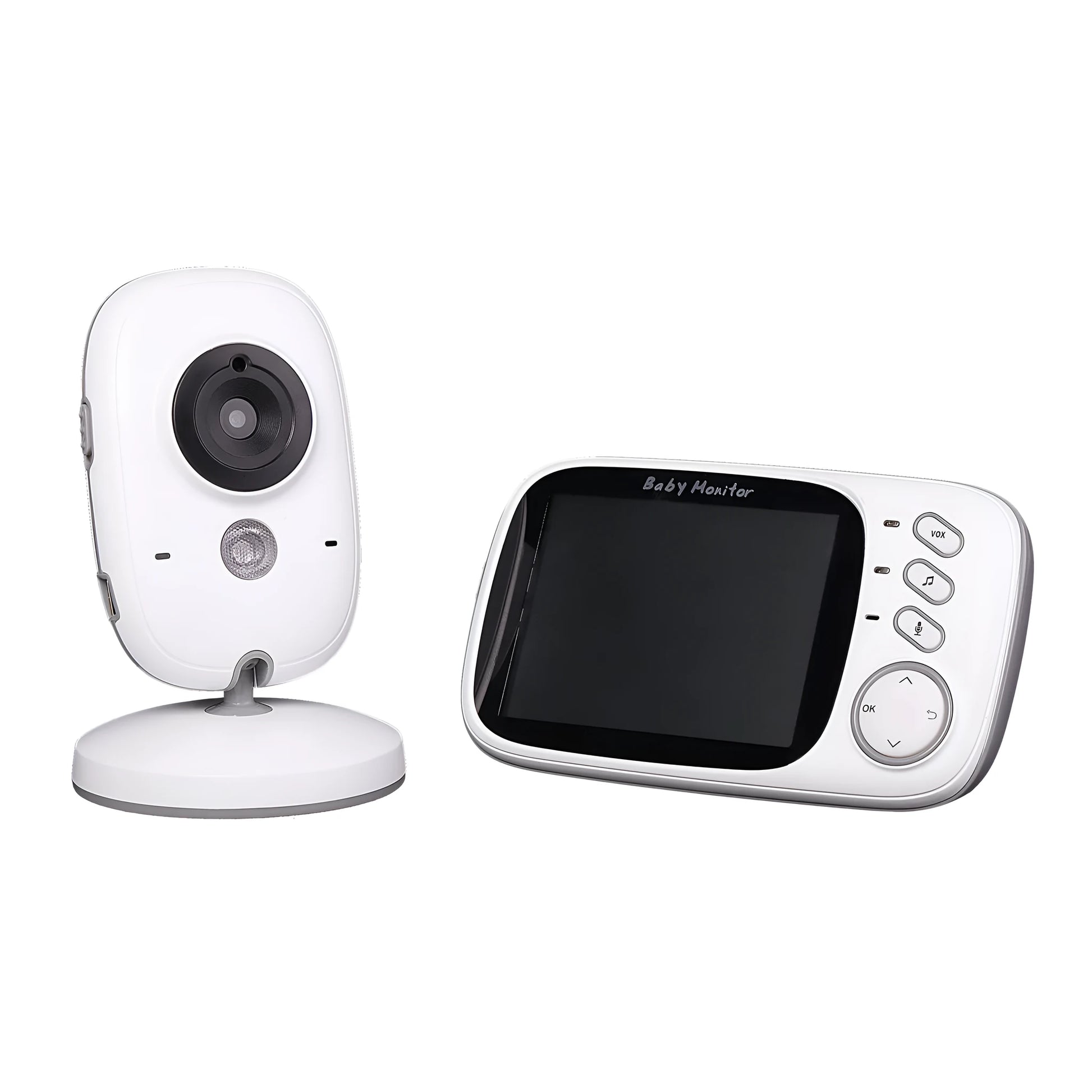 VB603 digital baby monitor with 3.2 inch colour parent unit and camera with night vision LEDs
