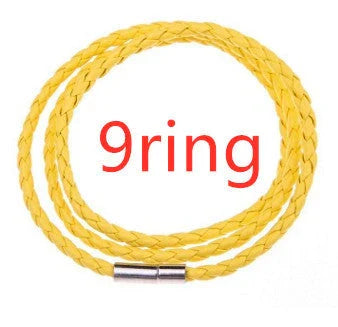 A personalized leather bracelet with engraved beads, a thoughtful gift for men