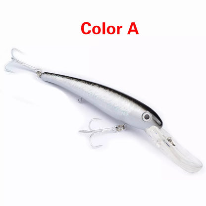 20CM Glossy Lures Mino Fishing Bait Plastic Hard Bait with 10 colour options