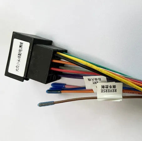 Volkswagen small head low power cord wiring harness with 16-pin connector and 200mm pure copper cable