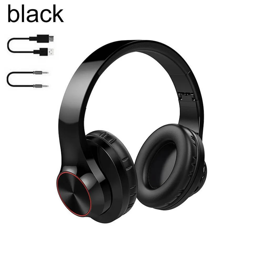 A11 wireless Bluetooth headset in blue or white, showing head-mounted design.