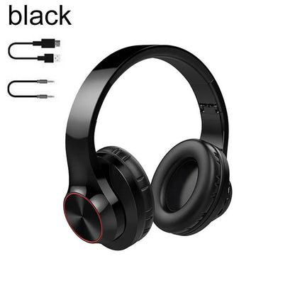 A11 wireless Bluetooth headset in blue or white, showing head-mounted design.