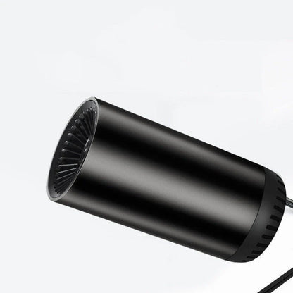 Efficient car heating and cooling fan with 360-degree rotation for defrosting and defogging
