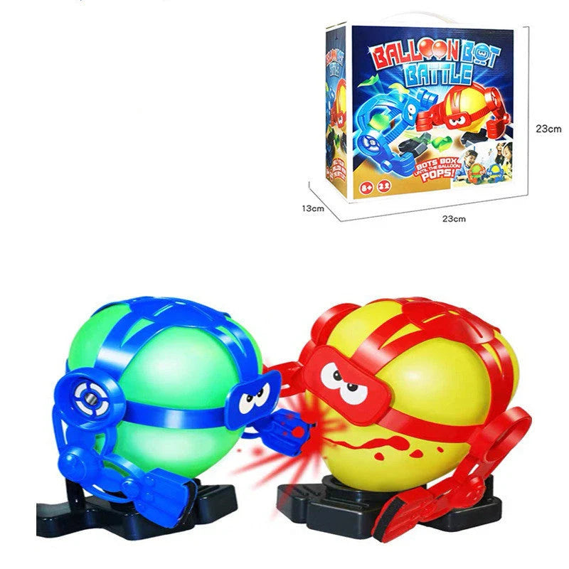 Battle Ballon Boxing Robot - Interactive Punching Toy with Adjustable Goggles for Competitive Balloon Fights