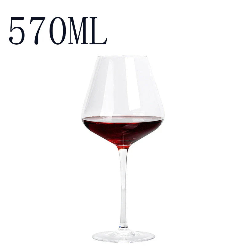 Premium crystal wine decanter with built-in pourer for effortless wine service and enhanced flavor profile