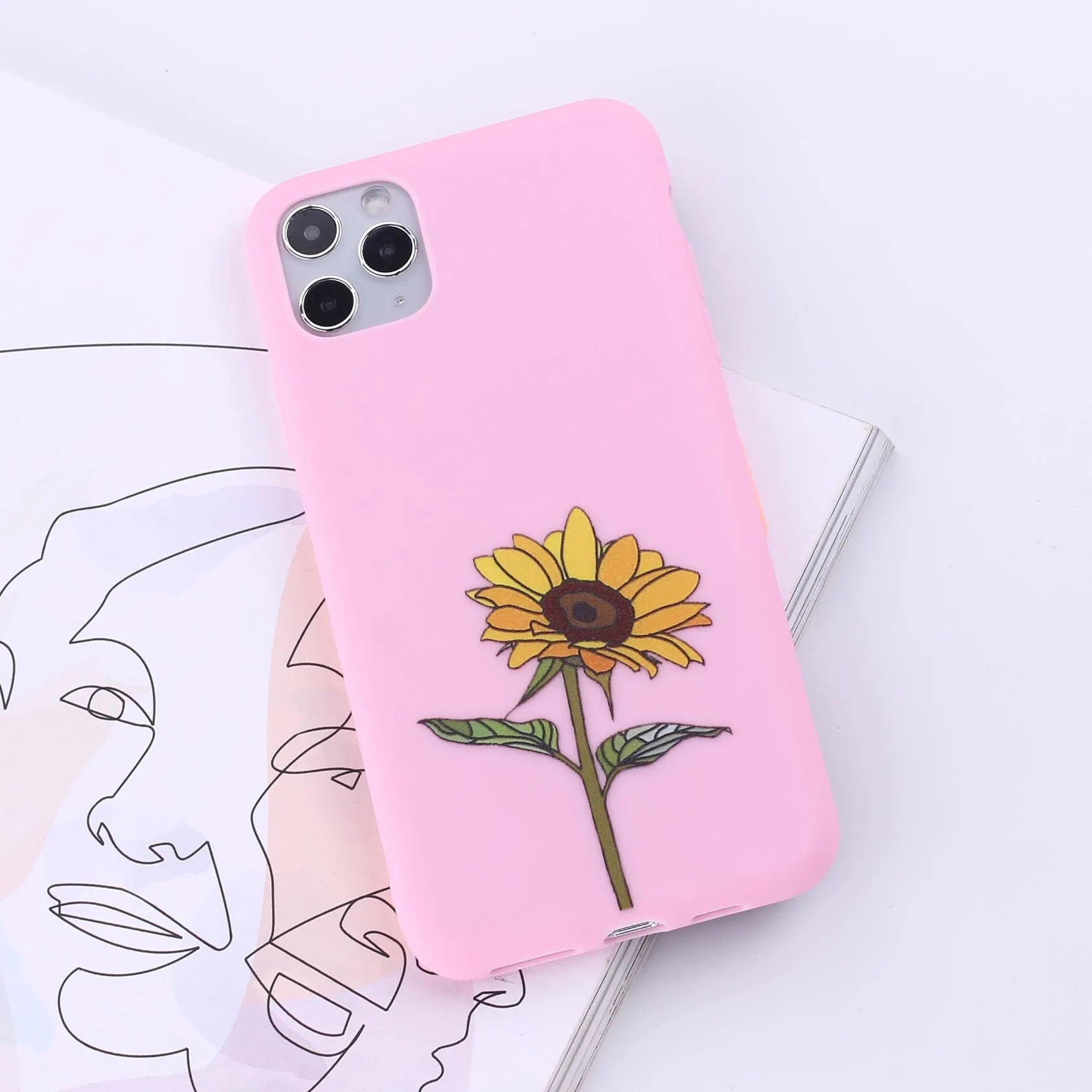 A selection of colourful TPU back cover cases for various Apple iPhone models.