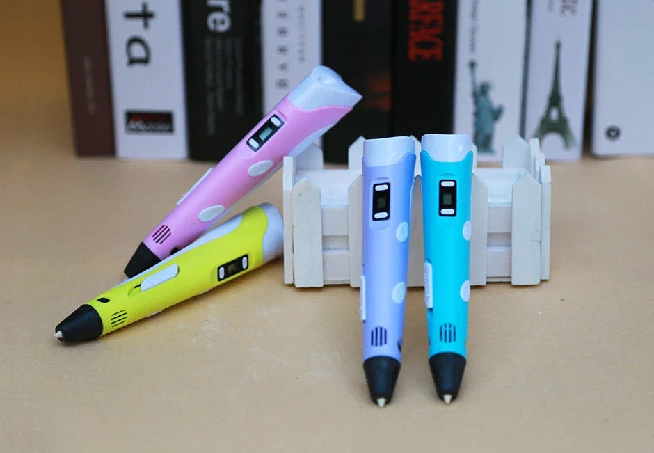 A versatile 3D pen with adjustable temperature settings, vibrant filament colors, and an ergonomic design for endless creative possibilities.