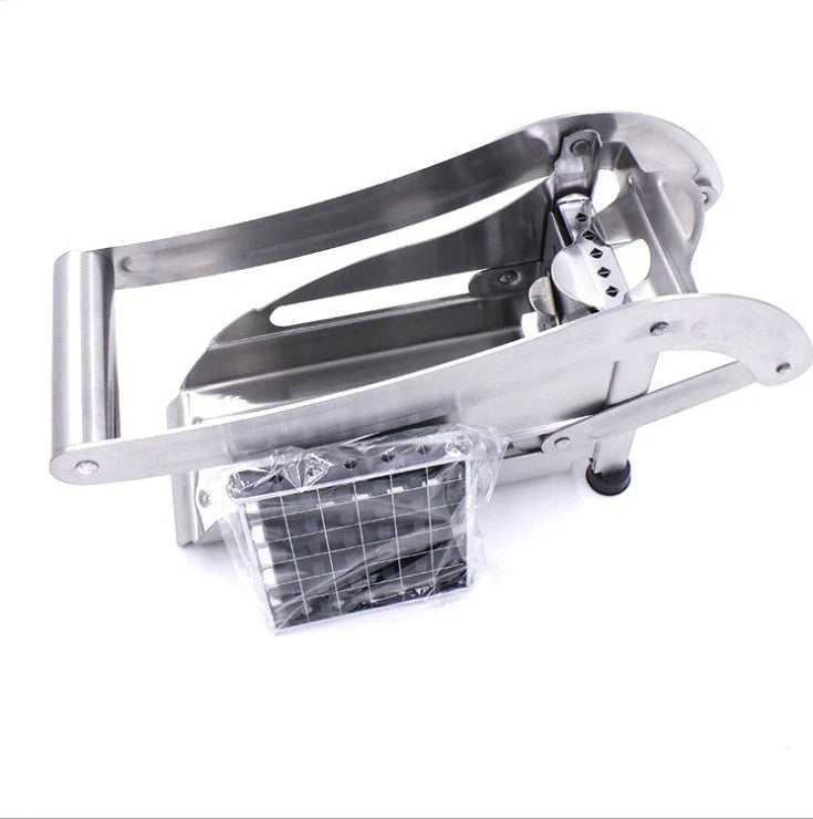 Premium stainless steel vegetable cutter with dual blades for precise and versatile cutting
