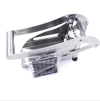 Premium stainless steel vegetable cutter with dual blades for precise and versatile cutting