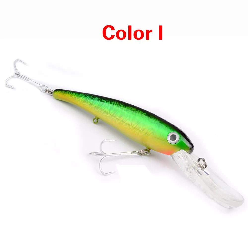 20CM Glossy Lures Mino Fishing Bait Plastic Hard Bait with 10 colour options