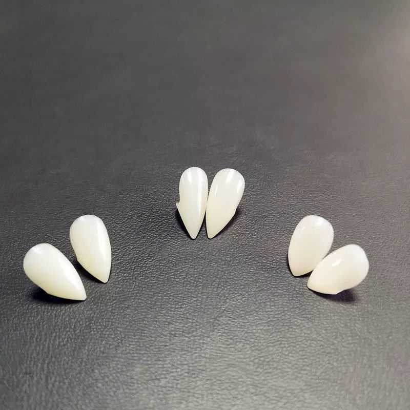 Adjustable Halloween Vampire Zombie Dentures for a spooky custom fit