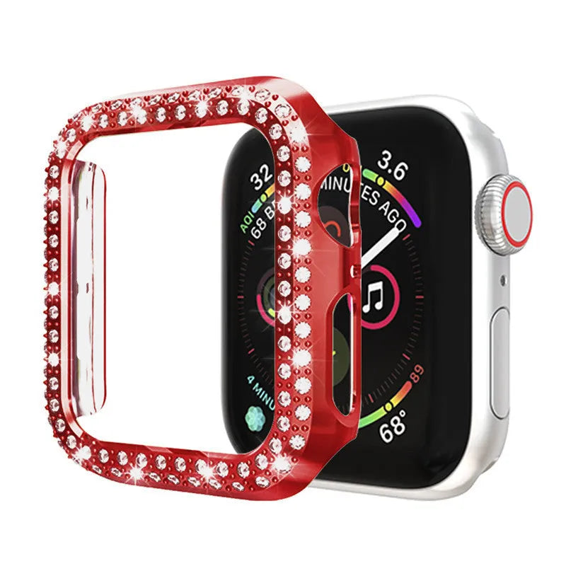 Hard polycarbonate protective case for Apple Watch in multiple colours and sizes
