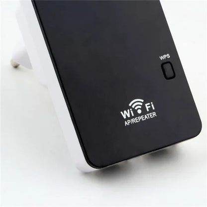 Compact white 300Mbps Wireless-N mini router with two LAN ports and WPS button