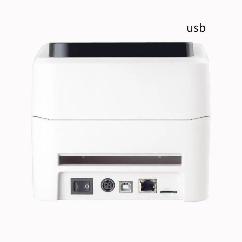 Thermal Barcode Printer USB Interface 25.4-118mm Print Width 215x178x155mm Compact Body for Retail Express Face Sheet Clothing Labelling