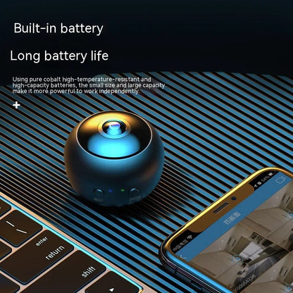 1080p wireless WIFI surveillance camera with wide-angle lens for home security monitoring