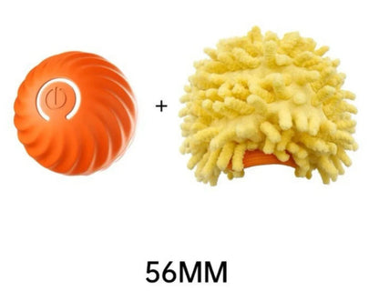 Durable rubber dog ball toys in bright colours for bite resistance and training