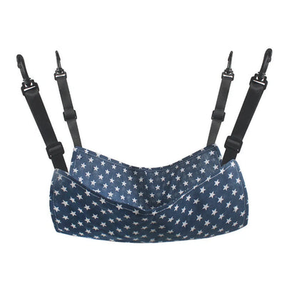 Cosy and adjustable hanging cat nest in a variety of patterns and sizes