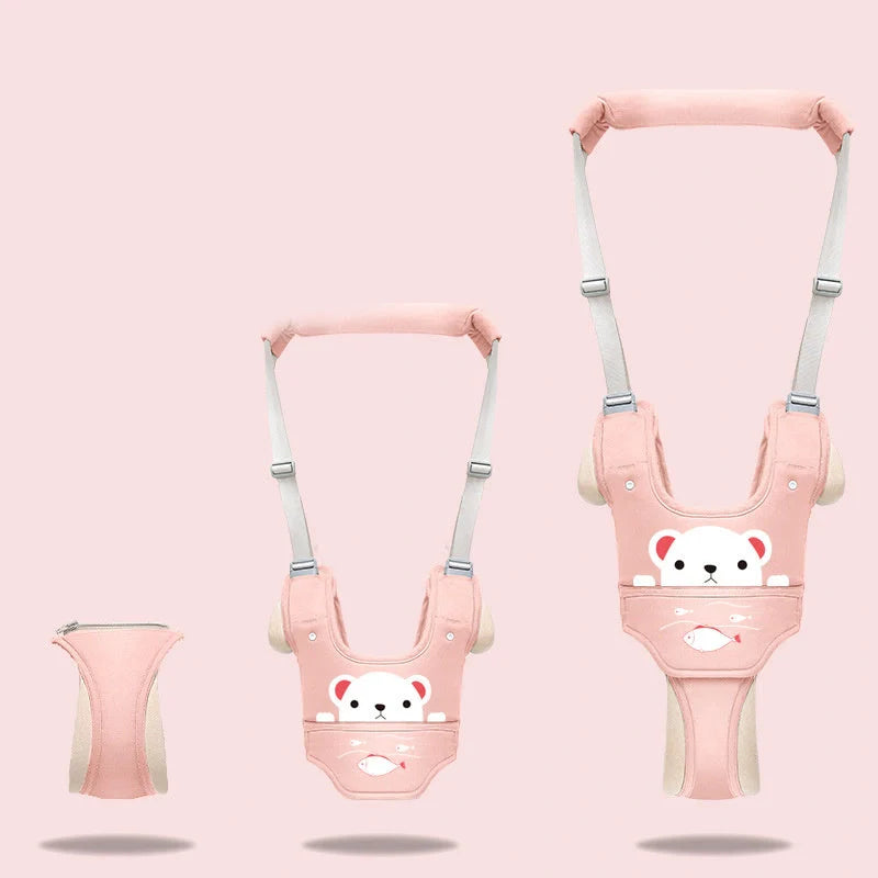 Breathable baby walker harness for toddlers in various colours and designs