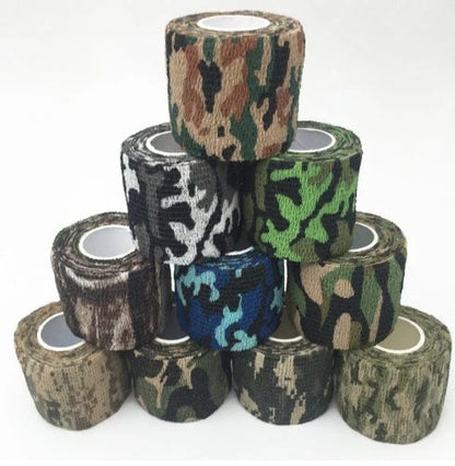 Self-Adhesive Camouflage Elastic Bandage for secure first aid support