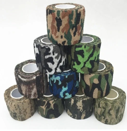 Self-Adhesive Camouflage Elastic Bandage for secure first aid support