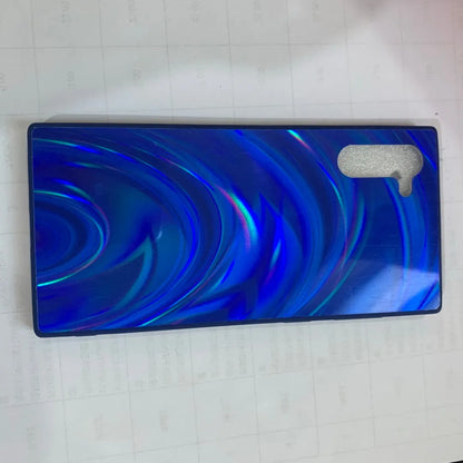 Rainbow mirror glitter phone case with slim-fit TPU PC acrylic back cover and precise cutouts