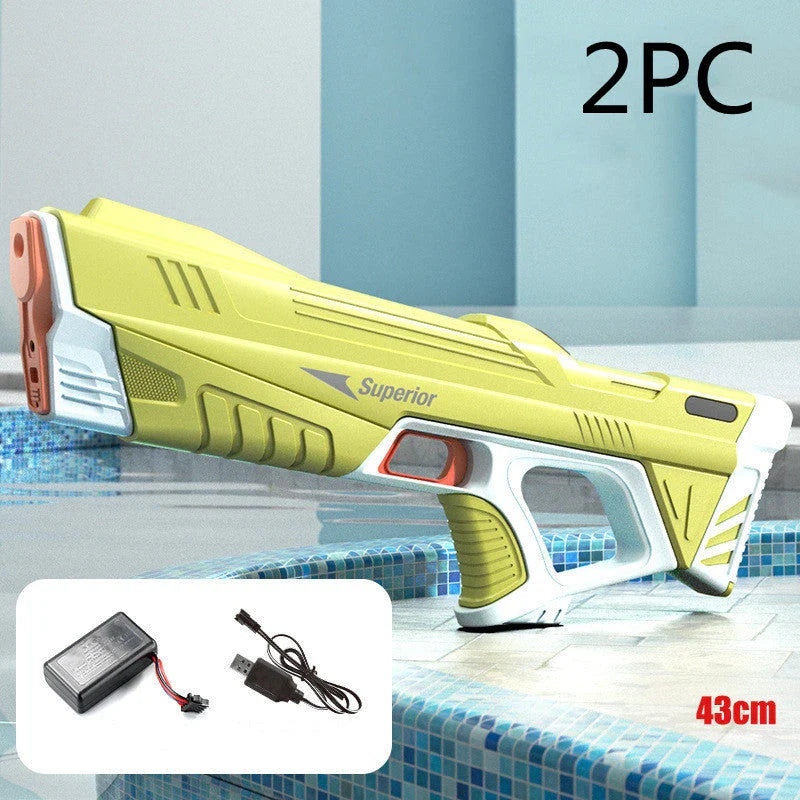 Rechargeable Automatic Water Blaster - Powerful motorized water gun for epic summer water fights and outdoor adventures