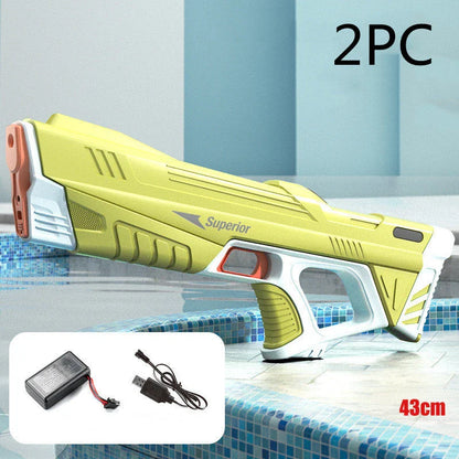 Rechargeable Automatic Water Blaster - Powerful motorized water gun for epic summer water fights and outdoor adventures