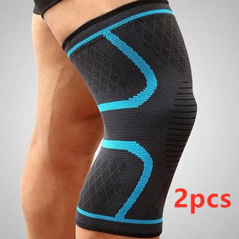 Anti-slip breathable knee support in various colours and sizes