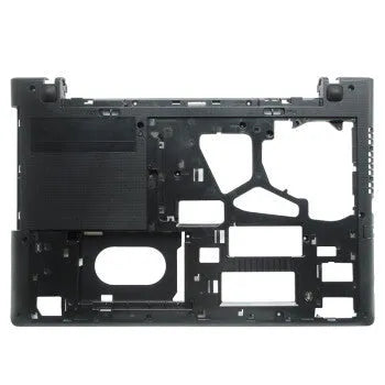 Lenovo G50 series laptop display bottom case replacement part, black plastic shell.