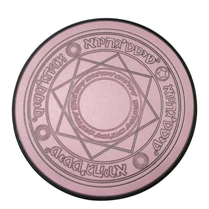 10W Mini Magic Array Wireless Charger in one of six colours: brown, cherry pink, red, black, yellow, or blue.