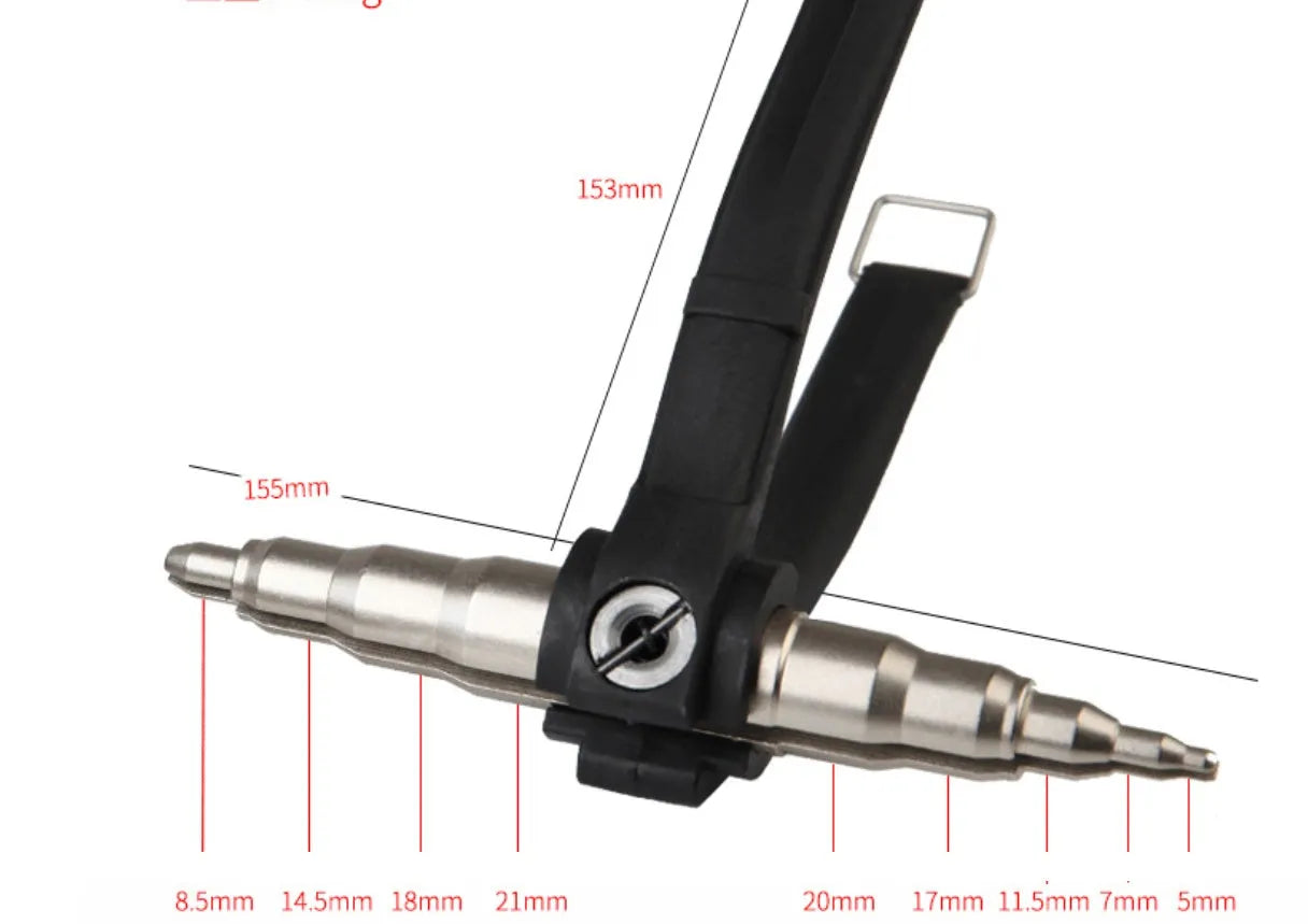 Manual tube expander for air conditioning with alloy steel construction