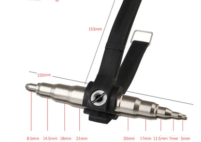 Manual tube expander for air conditioning with alloy steel construction