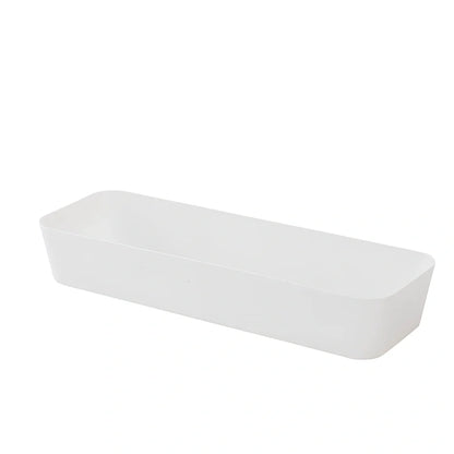 Plastic drawer organiser for underwear storage in multiple sizes and colours