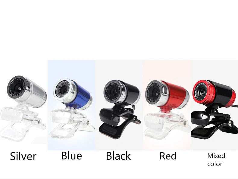 480P HD camera with high-quality glass lens in various colors