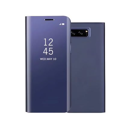 Samsung Galaxy A50 phone case with built-in stand and mirror in six colour options