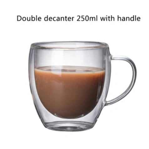 3D double-layer panda cup with skull design for wine, featuring inner Christmas tree pattern