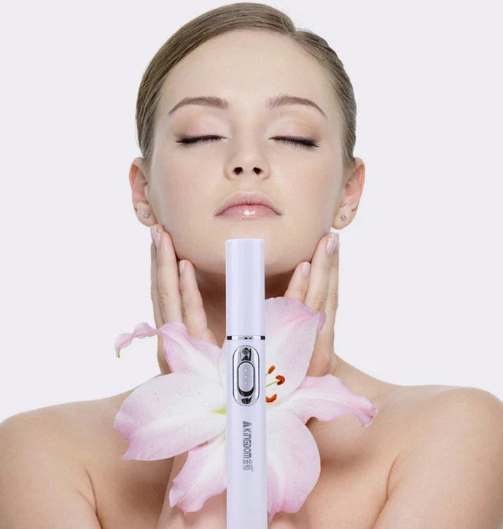 Advanced Blue Light Therapy Acne Pen - Targets Acne, Reduces Scarring, and Rejuvenates Skin