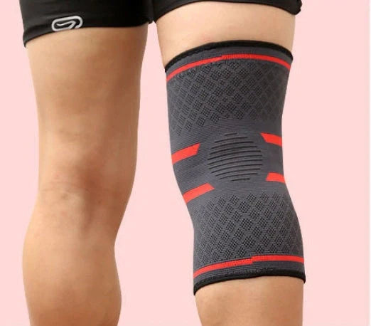 Anti-slip breathable knee support in various colours and sizes
