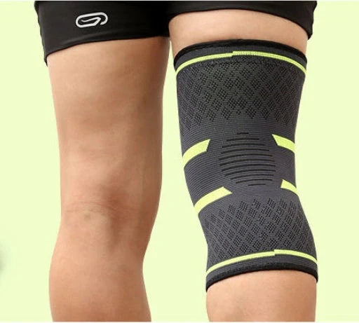 Anti-slip breathable knee support in various colours and sizes
