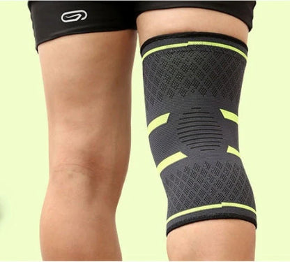 Anti-slip breathable knee support in various colours and sizes