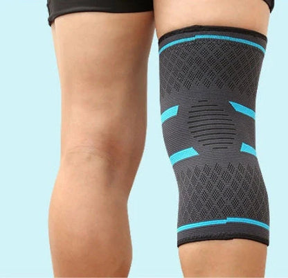 Anti-slip breathable knee support in various colours and sizes