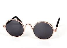 Fashionable cat sunglasses in various colors, including khaki, pink, green, and more. Stylish pet accessories for your furry friend.