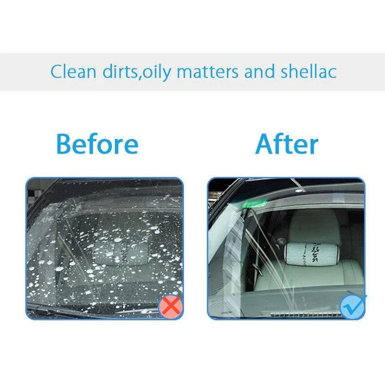 Effervescent spray cleaner bottle for automotive and glass cleaning with insect-proof formula